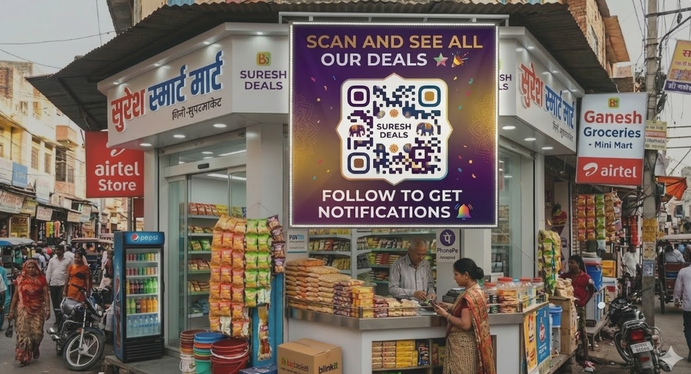 QR Code & Shop Link